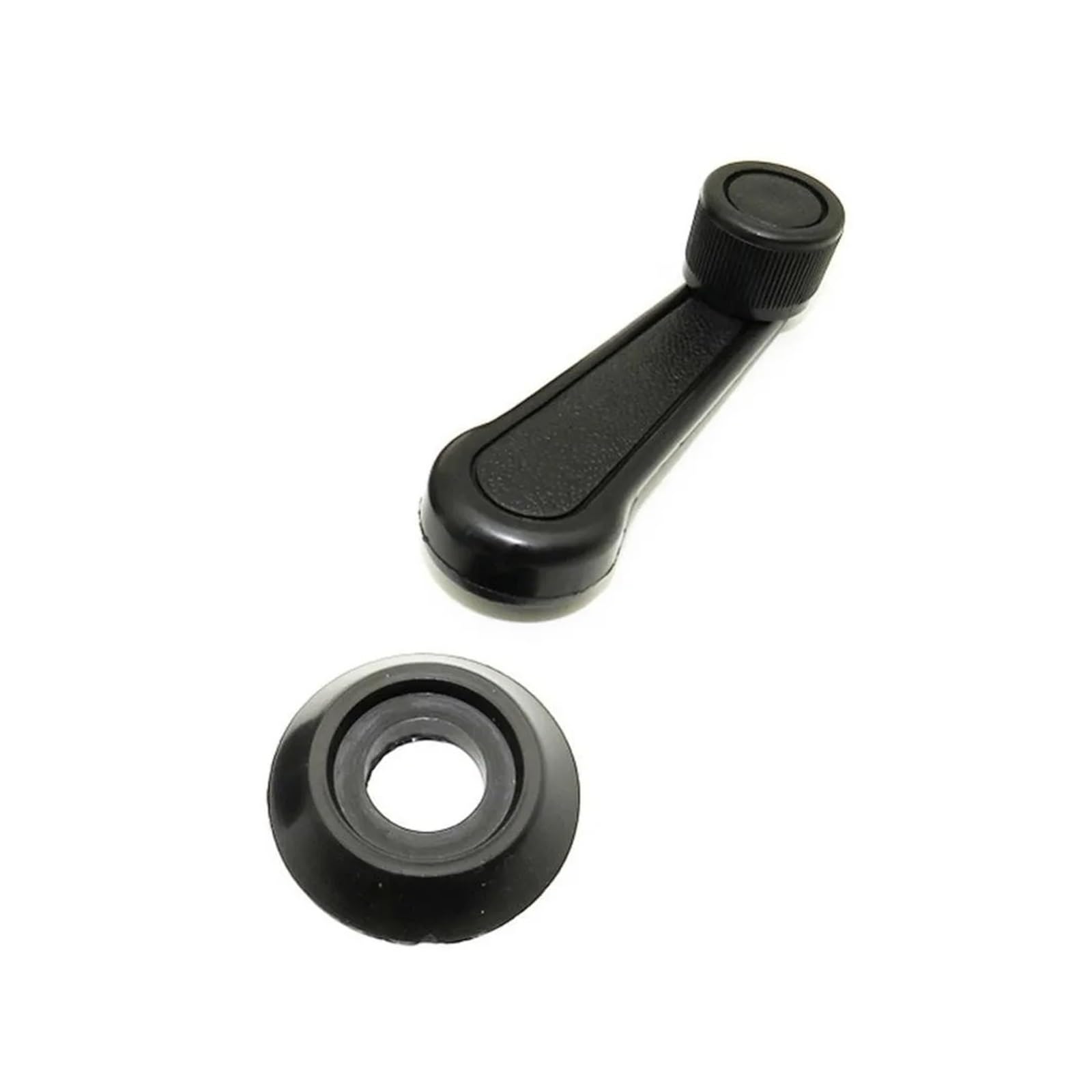 SAMWDK Glass Lifter 1piece Universal Car Window Handle Window Connect Winder Handle Crank Door Lever Handle Replaces Interior Accessories Car Window Regulator(Black)