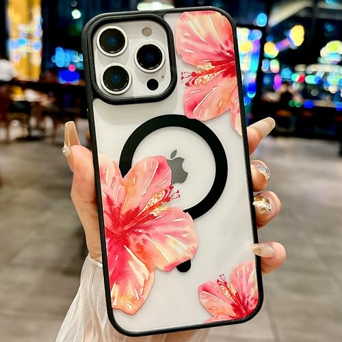 Coque hibiscus iPhone 13 Pro MagSafe pour embellir vos sorties estivales et voyages
