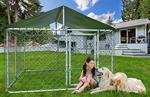 Kullavik Outdoor Dog Kennel Dog Cage Dog Playpen Dog Fence Chicken Coop Hen House Pet Playpen with Heavy Duty Large… - Image 3