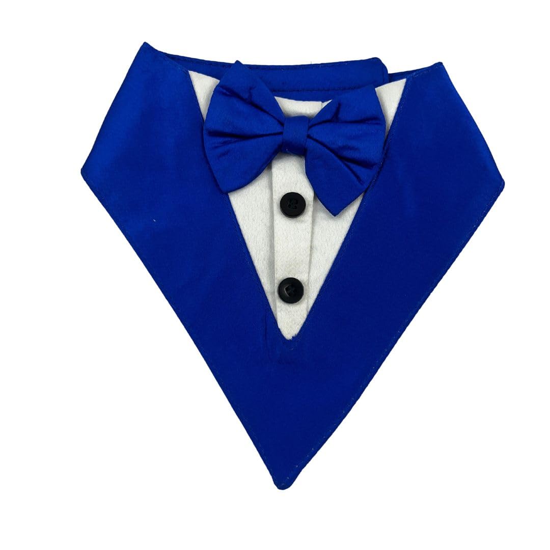 Tuxedo Bandana for Dogs (L, Blue) (B0CJ71VBG2) Amazon Price History, Amazon Price Tracker