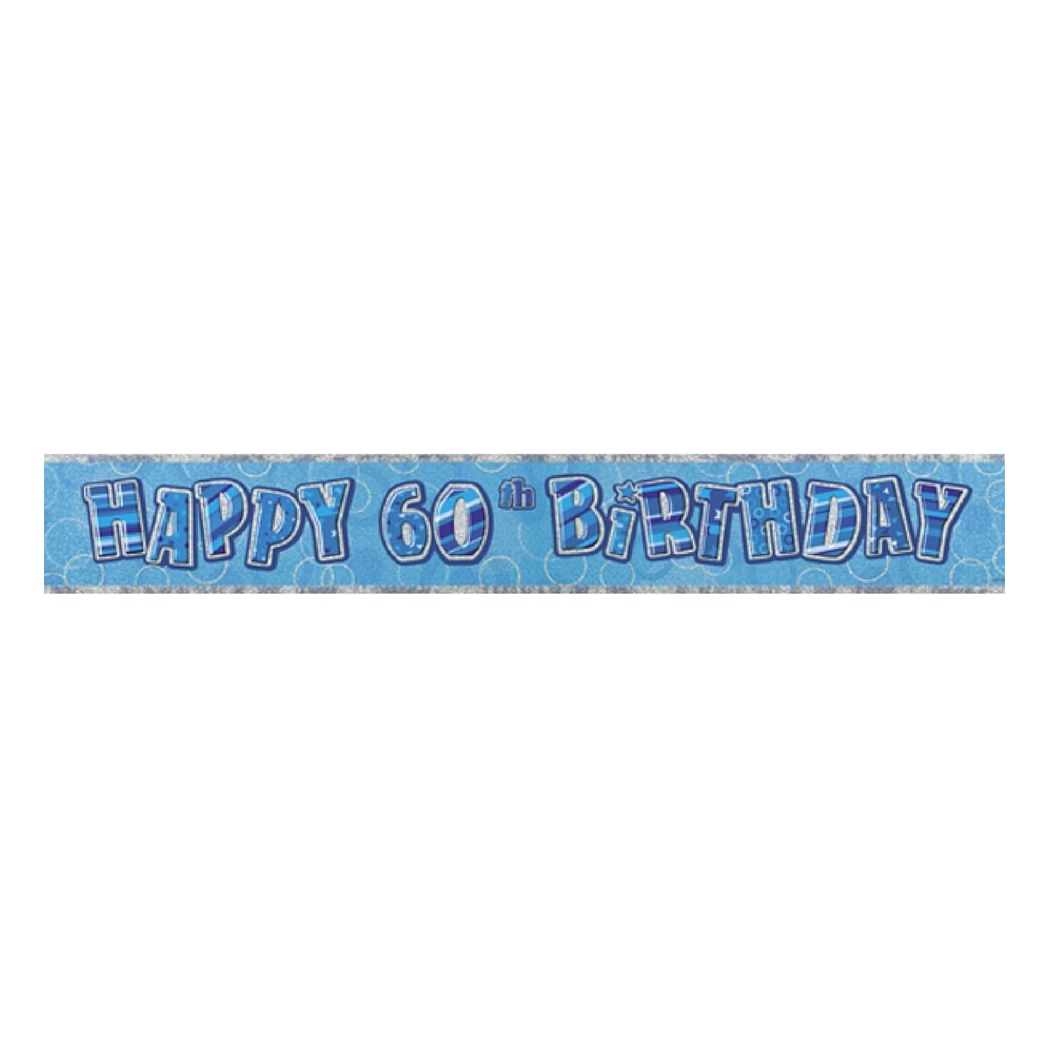 Unique Party 92068 - 9ft Foil Glitz Pink Happy 80th Birthday Banner — view 202
