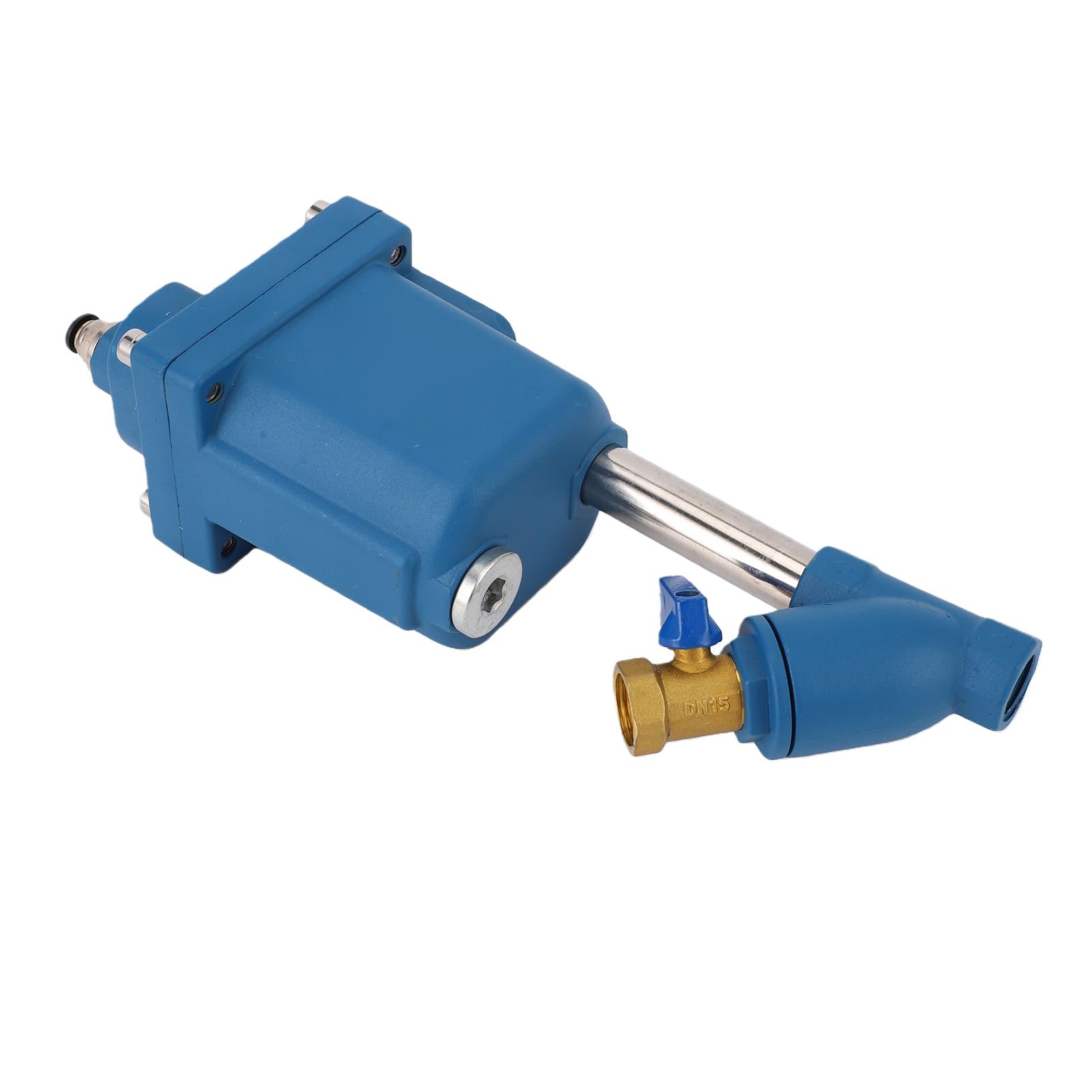 Gonetre Válvula de descarga automática para compresor de aire, válvula de drenaje automático con entrada de rosca de 1/2 pulgadas y filtro de doble capa para secador de tanque de almacenamiento de