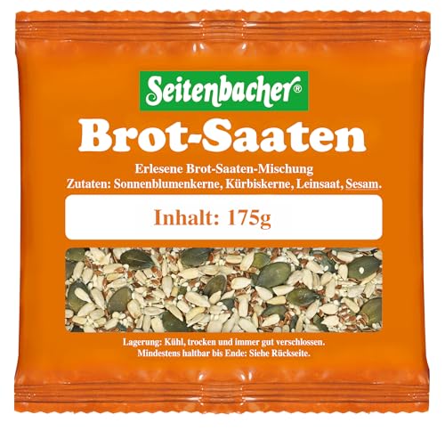 Seitenbacher Brot Saaten I Erlesene Saaten I für Brote Salate oder Toppings I (1x175g)