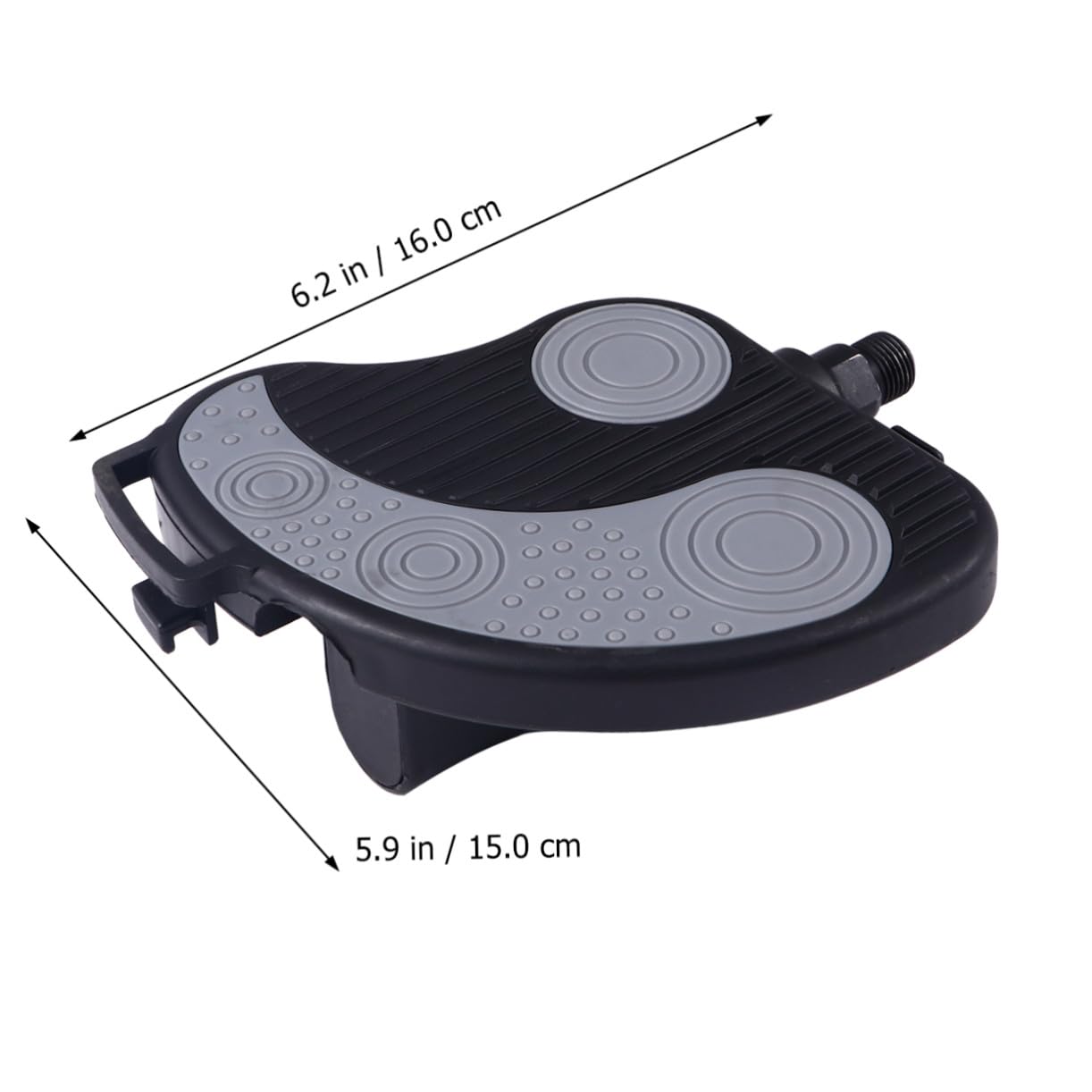 Pedales y Anillo de Sellado Rodamiento Antideslizantes con Correa de Bicicleta Varios Estilos de Plástico Resistente Abrasión Compatibles con Bicicleta de Carretera y Estática
