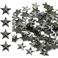 20 Stelle Metalliche Termoadesive Hotfix - Borchie Piatte 15 Mm, Bronzo - Foto 5