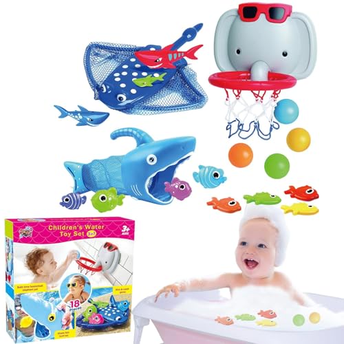 Jouets de bain éducatifs pour garçons et filles en crèche et maternelle