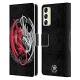 Head Case Designs Funda de piel tipo libro con licencia oficial de Anne...