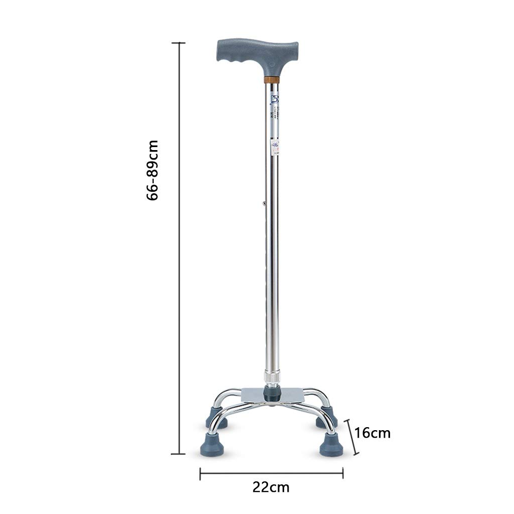 YXCKG Bastón para Caminar para Hombres Y Mujeres, Bastón De Paseo De Altura Ajustable 66-89 Cm, Ligero Bastón, Adecuado para Ancianos, Padres, Pacientes Ortopédicos.