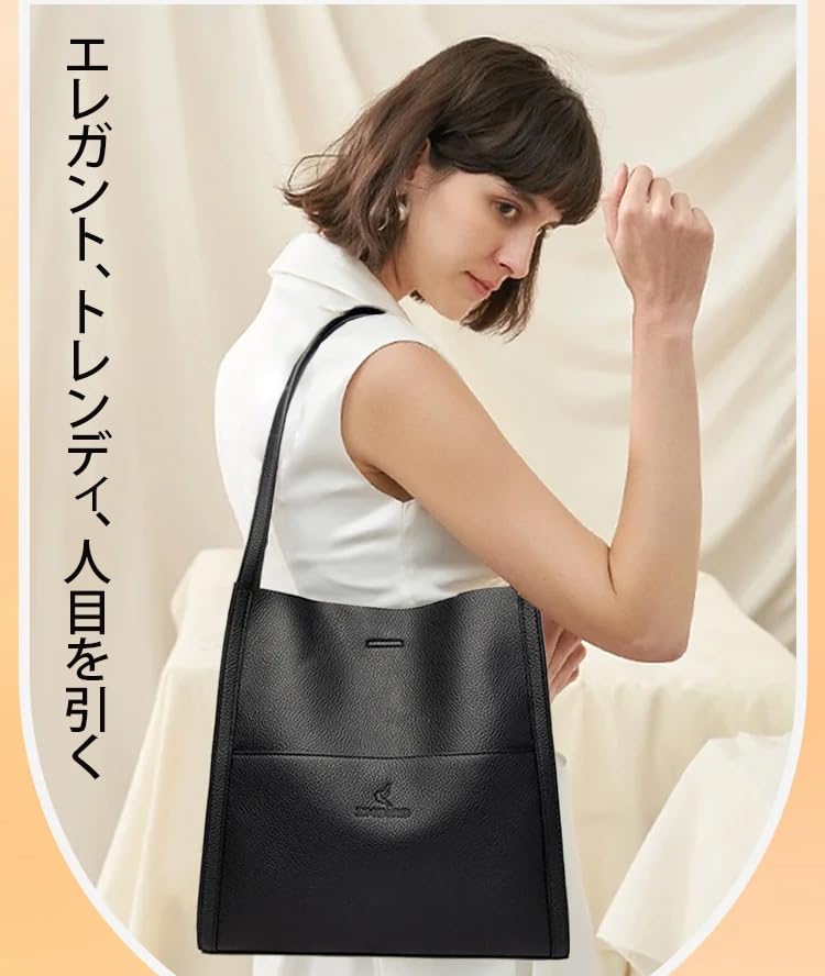 Amazon.co.jp: お洒落な大容量ハンドバッグ ハンドバッグ レディース  