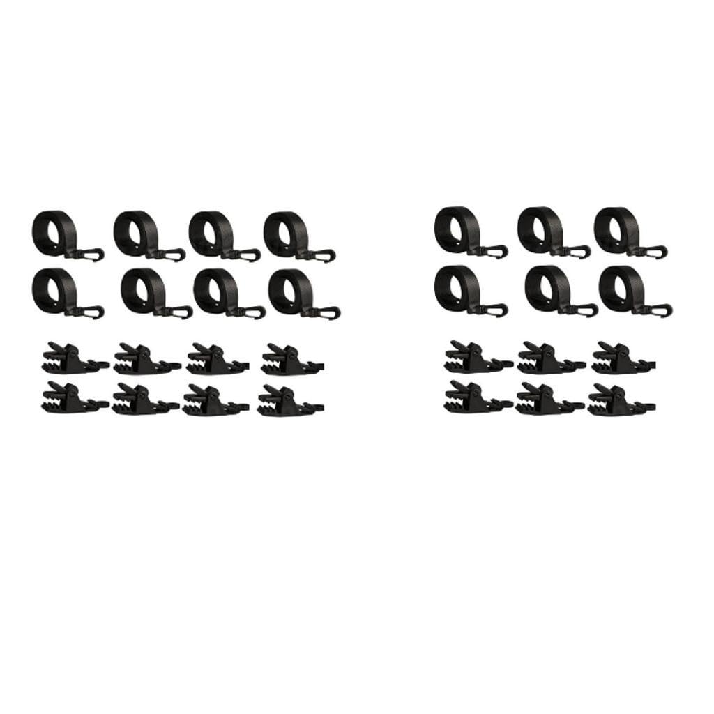 Correas de Sujeción para Cubiertas Solares de Piscinas, Kit de Fijación Versátil para Piscinas, Conexión Segura, Juego de 8 Uds.