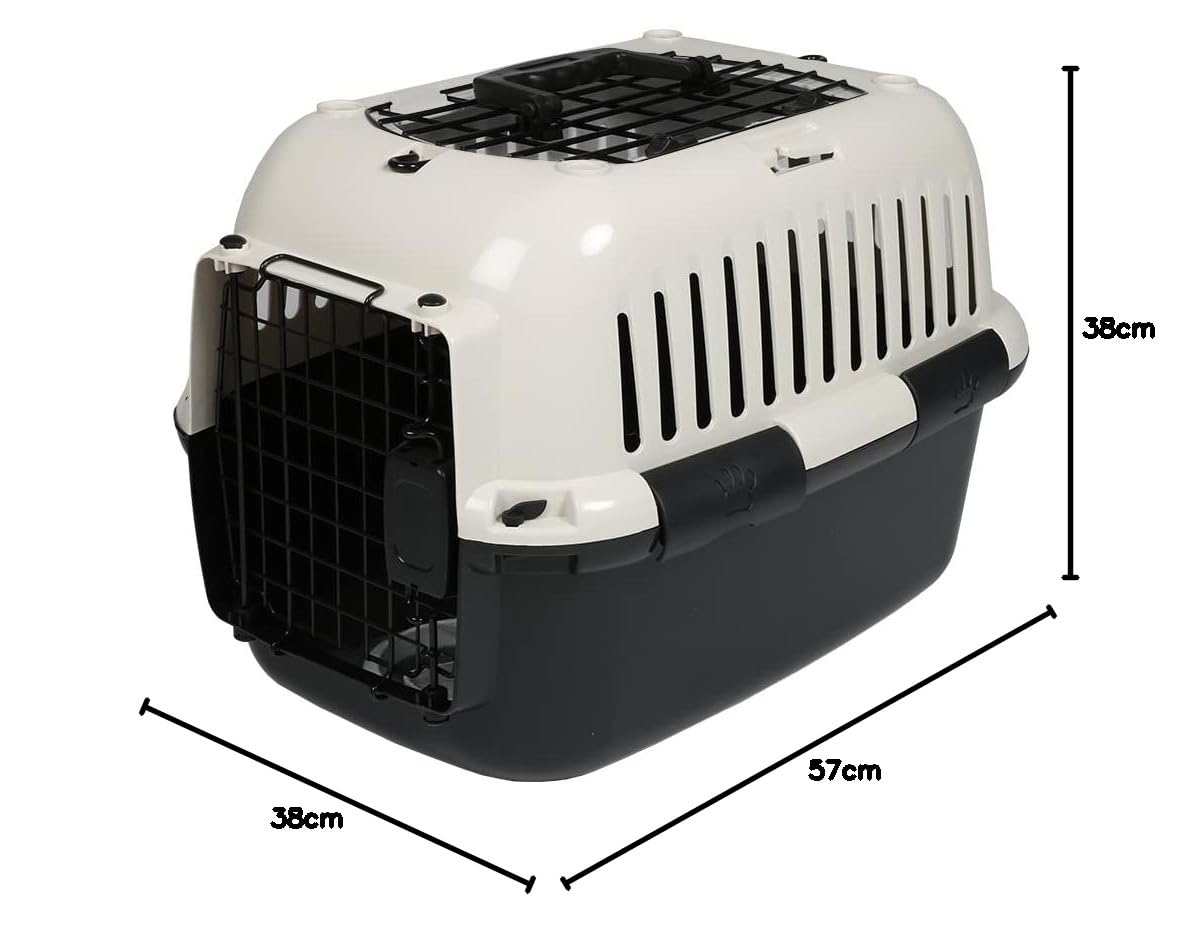 Ebi, Adventurer 60 XL – 57 x 38 x 38 cm – max. 12 kg Weiß, Transport, Weiß, Katze