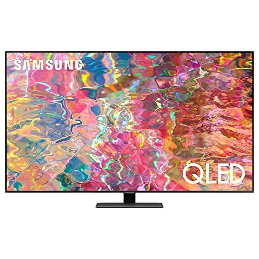 SAMSUNG 65-Inch Class QLED Q80B Series - 4K UHD Direct Full Array Quantum HDR 8X Smart TV with Alexa Built-in (QN65Q80BAFXZA, 2022 Model)