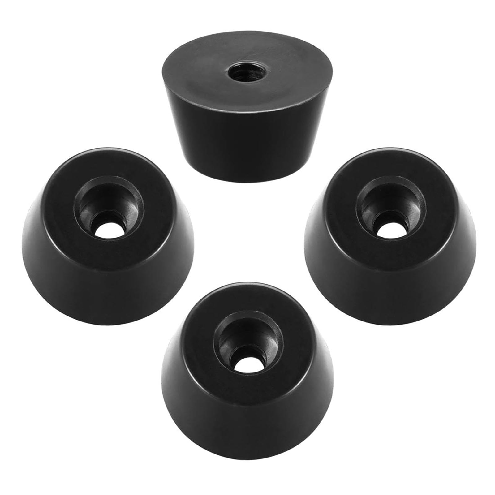 Recogwood 4Pcs Round Rubber Feet