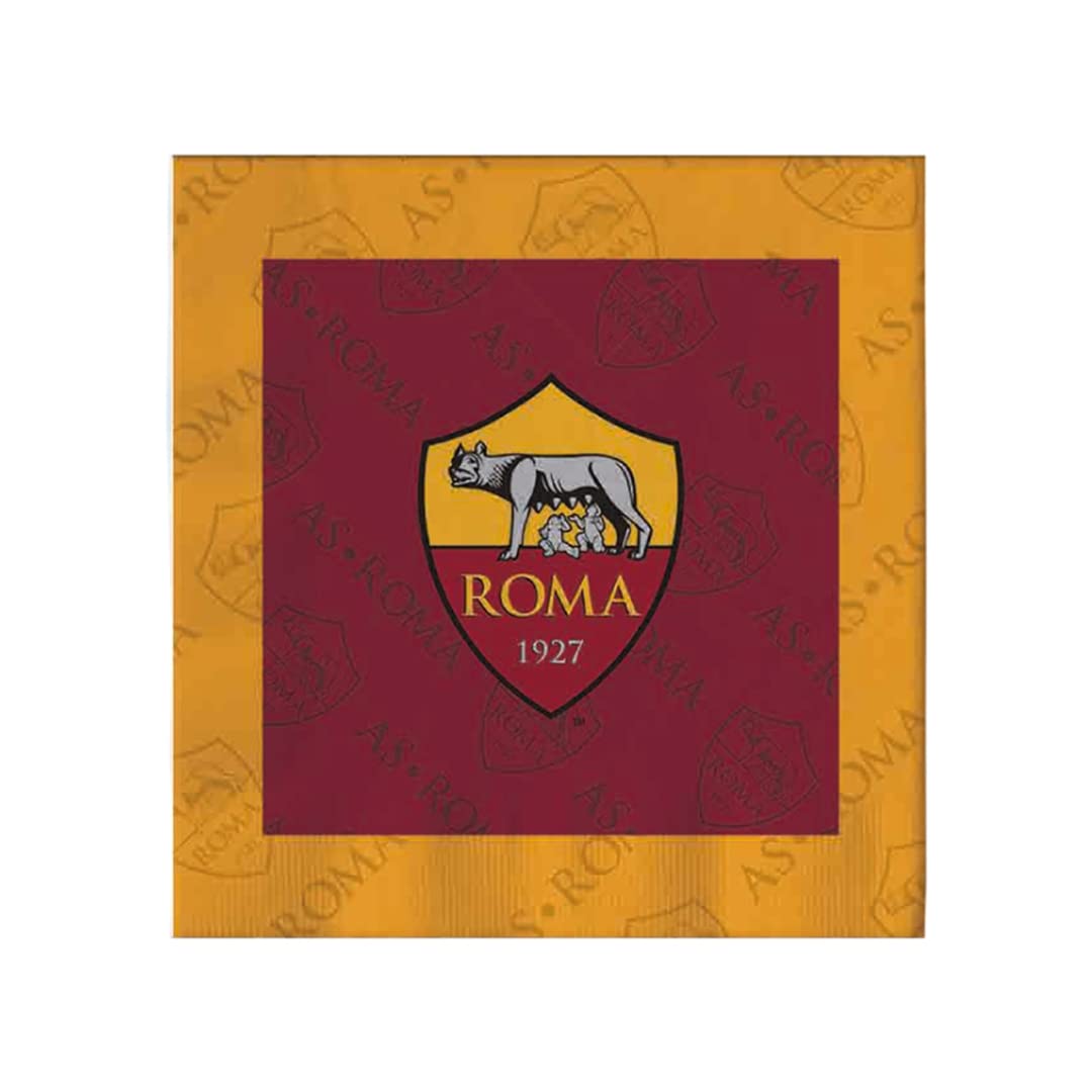 BIGIEMME SRL 20 Tovaglioli in Carta AS Roma