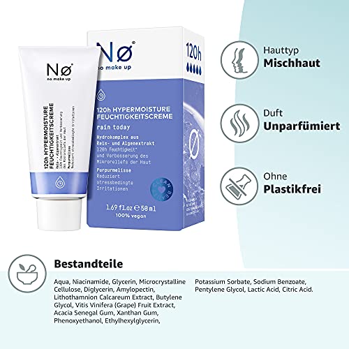 Nø Rain Today 120h HyperMoisture Cream 50 ml 10269203076. - Image 7