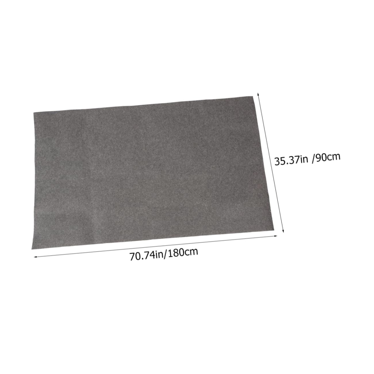 SOLUSTRE Tapis de Sol Facile à Stocker Absorbant L’Huile de Garage en Feutre Résistant à L’Usure, pour Entretien et Réparation Automobile