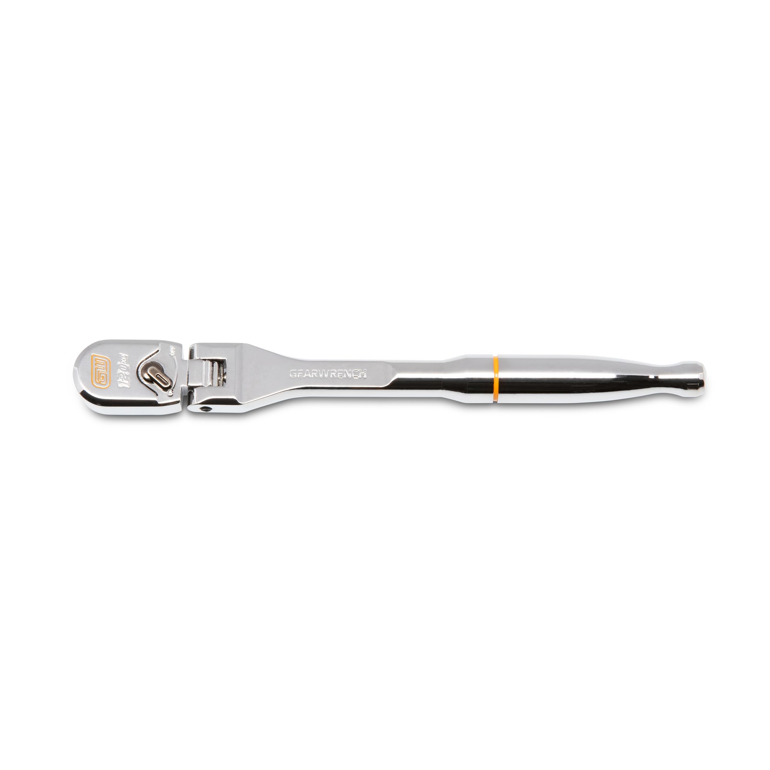 GEARWRENCH 1/4" Drive 120XP Full Polish Chrome Flex Head Teardrop Ratchet | 81012XP