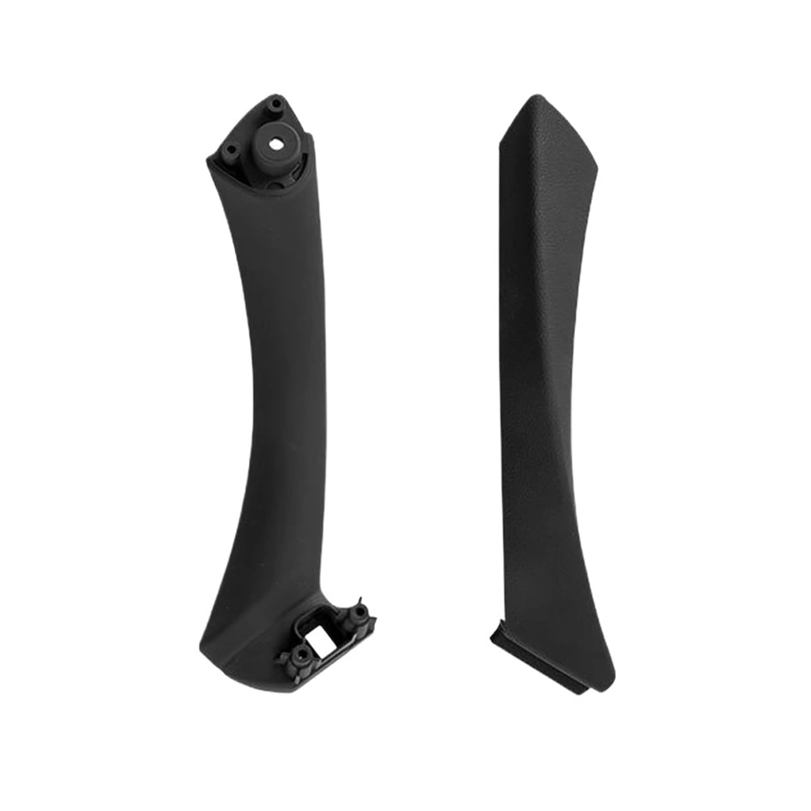 Ouokchm Car Interior Door Handle for BMW E90 E91 for Series Car Inner Door Handle Panel Sedan Pull Trim Cover 51417230850 51419150335 51419150340(Black-Set-Right)