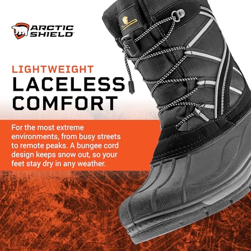 Balto Winter Boots for Men - Waterproof Warm Insulated Mens Snow Boots for Men - Comfortable Durable Outdoor Ski Mens Winter Snow Boots3