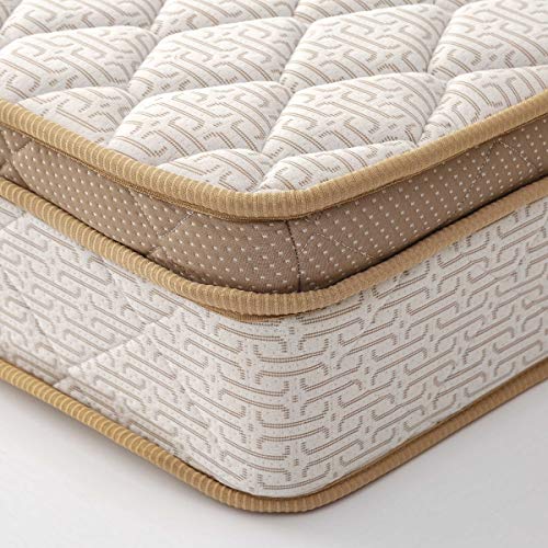 Image of Home Centre Restomax Pro 6 inch+2 inch Bonnel Spring Memory Foam Mattress with Box Top 150 x 195 cm
