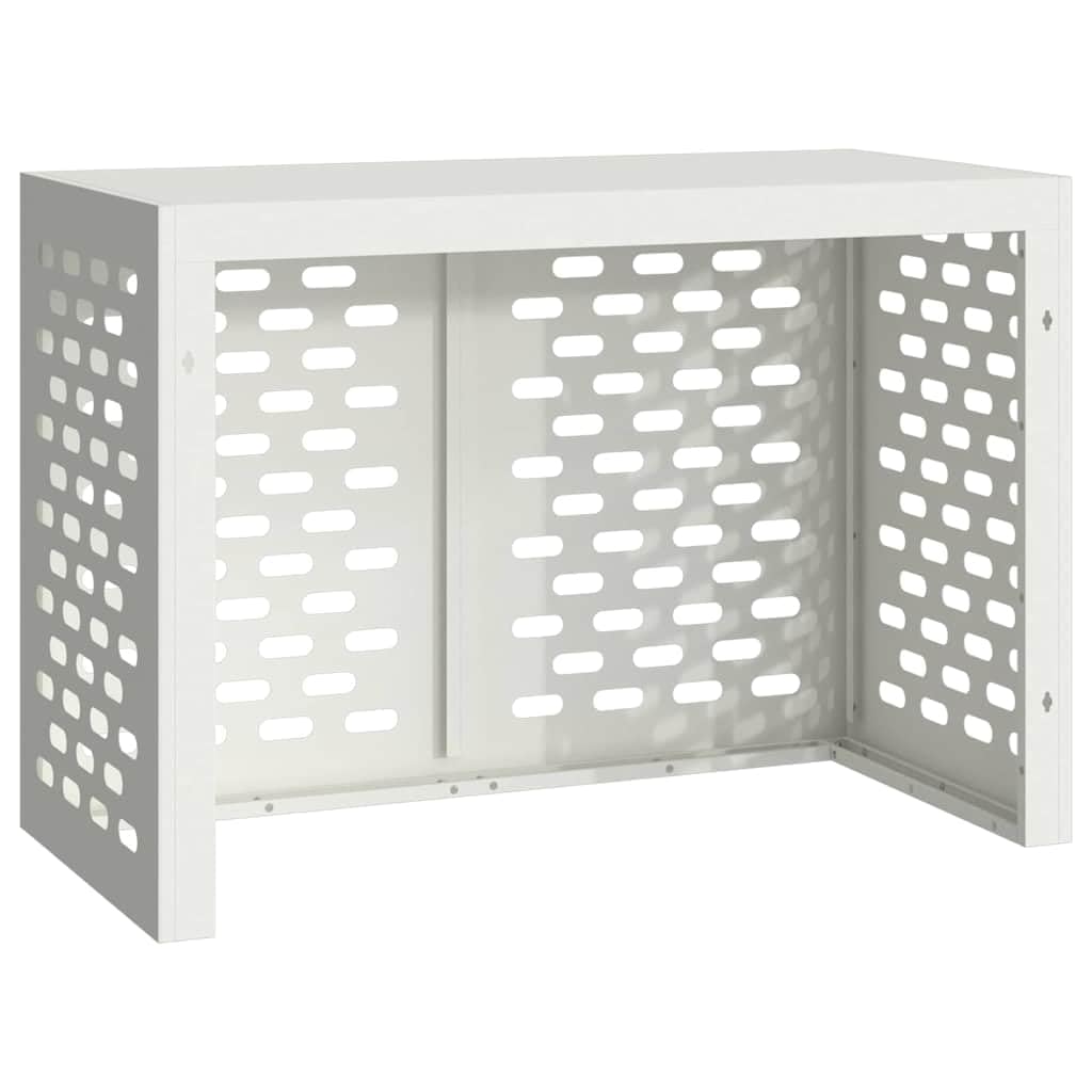 vidaXL Copertura per condizionatore d'Aria 100 x 50 x 70 cm Bianco Impermeabile Resistenza Invernale