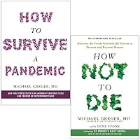 How to Survive a Pandemic & How Not To Die By Michael Greger 2 Books Collection Set