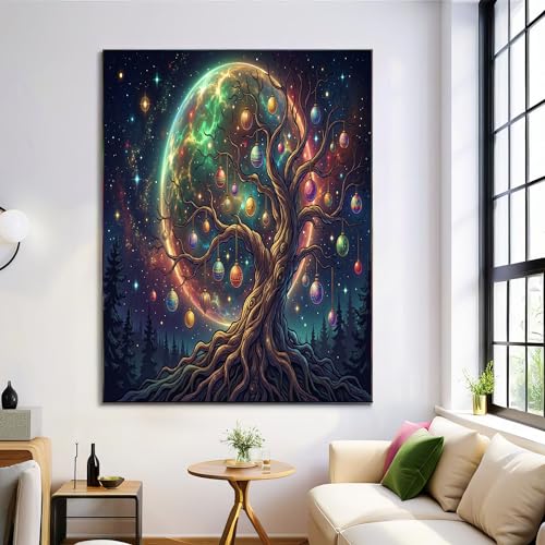 Pintura de paisaje fantástico para decorar paredes grandes de salones y dormitorios 2