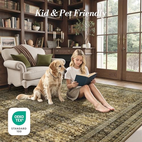  8x10 Caramel Brown Area Rug - image 7