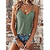 Sexy-Lace-Tank-Tops-for-Women-Summer-Lace-Splicing-Spaghetti-Strap-Shirt-Hollow-Out-Crochet-Sleeveless-CamisoleSamllGreen Sexy Lace Tank Tops for Women Summer Lace Splicing Spaghetti Strap Shirt Hollow Out Crochet Sleeveless Camisole(Samll,Green)
