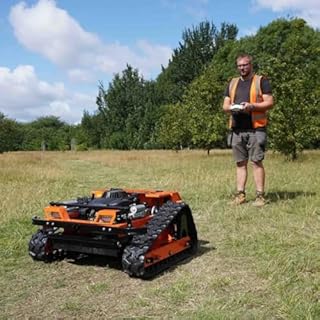 Mower Master MM-NS-550 7 HP 224 cc Petrol Remote Control Lawn Mower - Adjustable 30-150mm Cutting Height and 550mm Deck with Up to 300m Remote Range