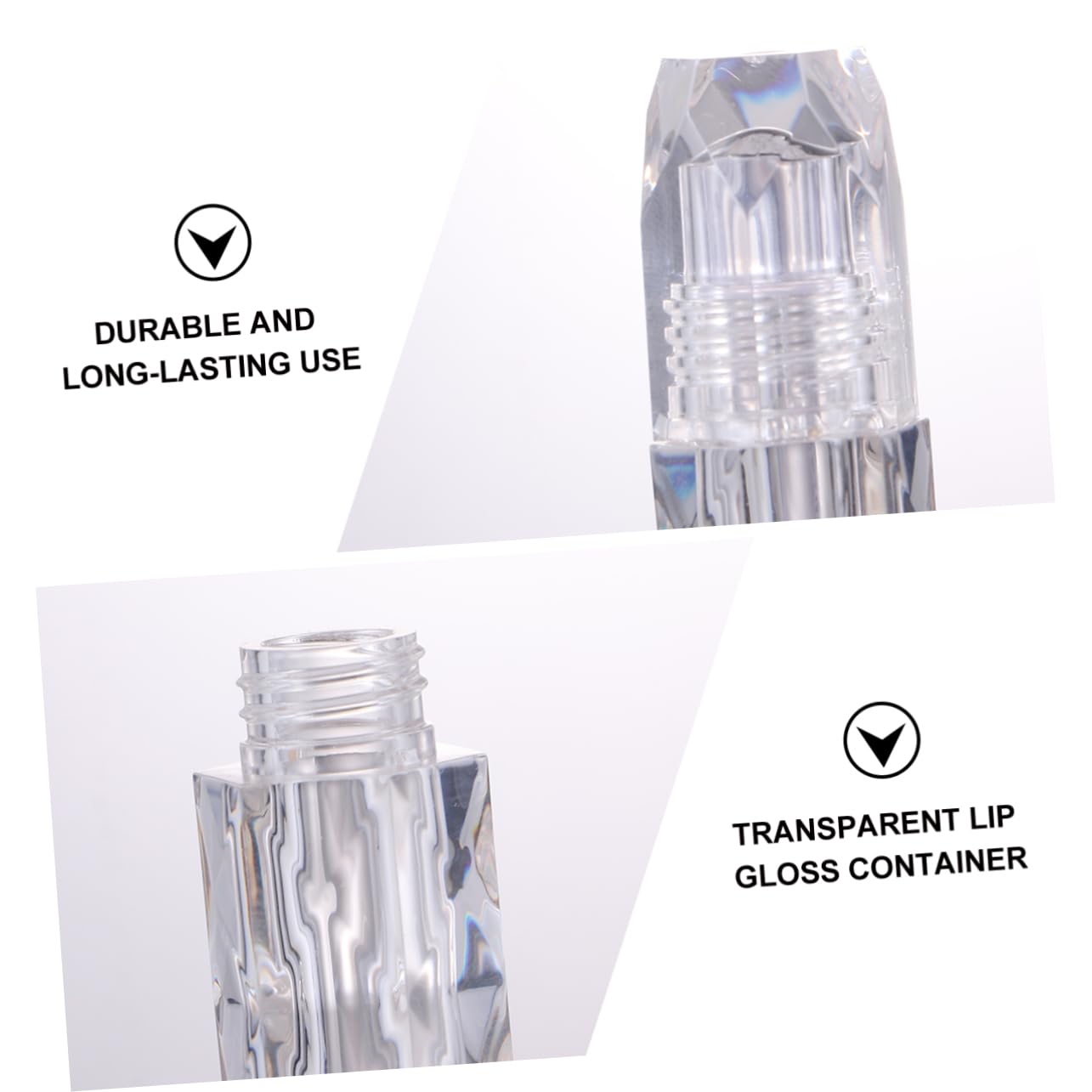 Angoily 15stücke Leere Lip Gloss Tuben Transparente Nachfüllbare Behälter Für Lippenpflege Für Reisen Und Unterwegs Leicht Und Handlich Für Lippenbalsam Und Lipgloss