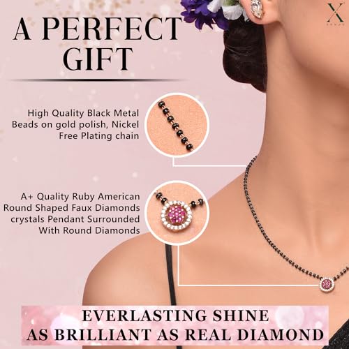 American Diamond Mangalsutra Set for Him & Her