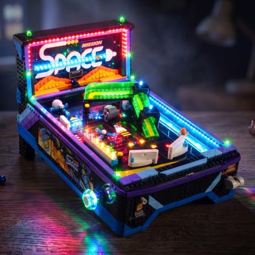 BrickSoul Light Kit for LEGO Arcade Pinball Machine Set 11374, Lights Only