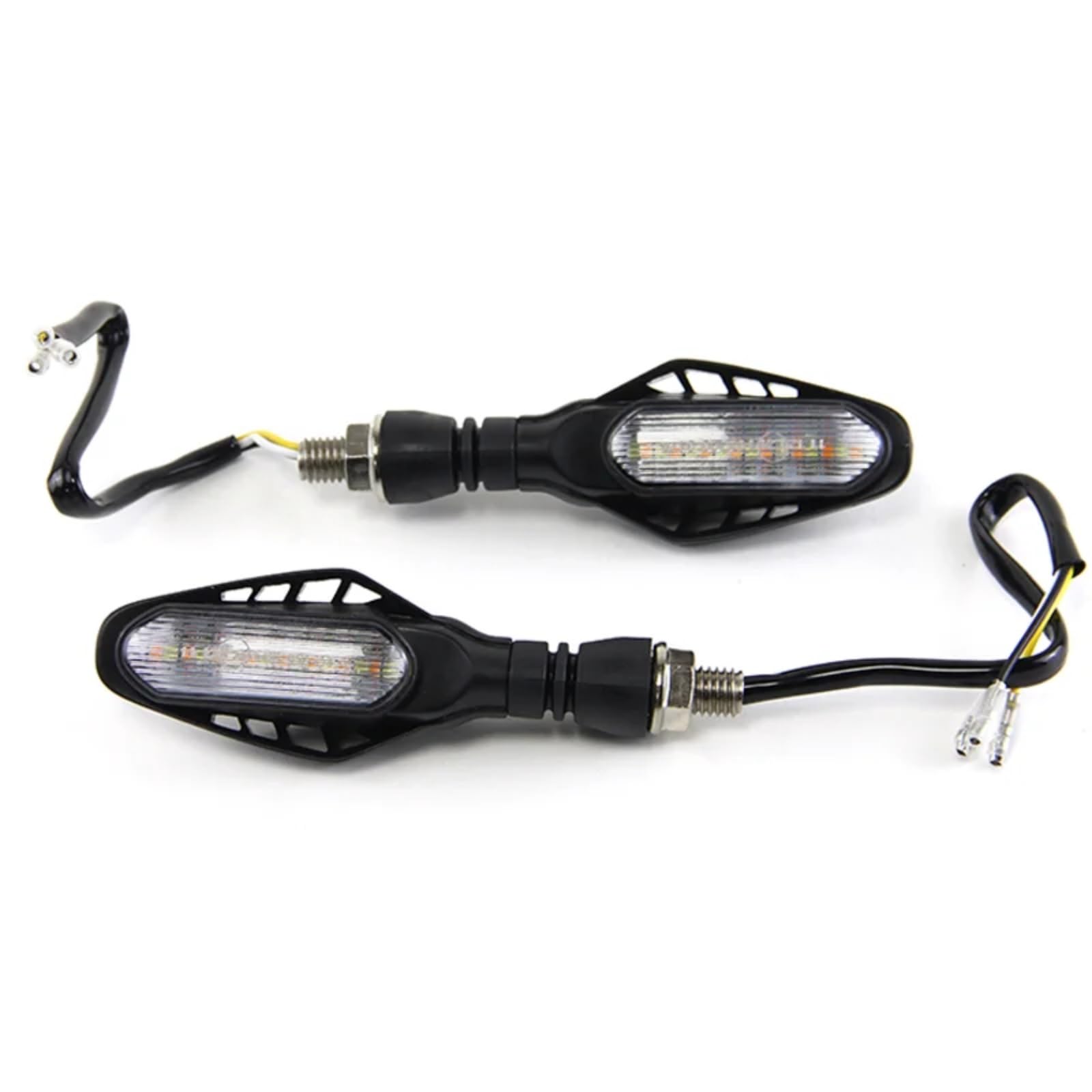 Indicatori Di Direzione Universali Per Motociclette Sinistra E Destra Indicatore Luminoso Acqua Corrente Lampeggiante Freno Lampeggiante Motociclette(B)
