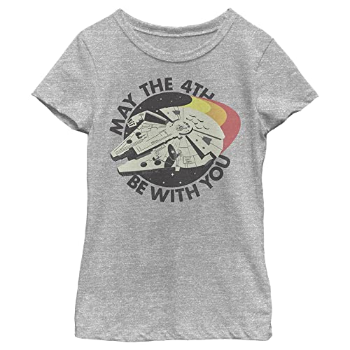 T-shirt Star Wars Falcon Millenium manches courtes pour fille ado et enfant