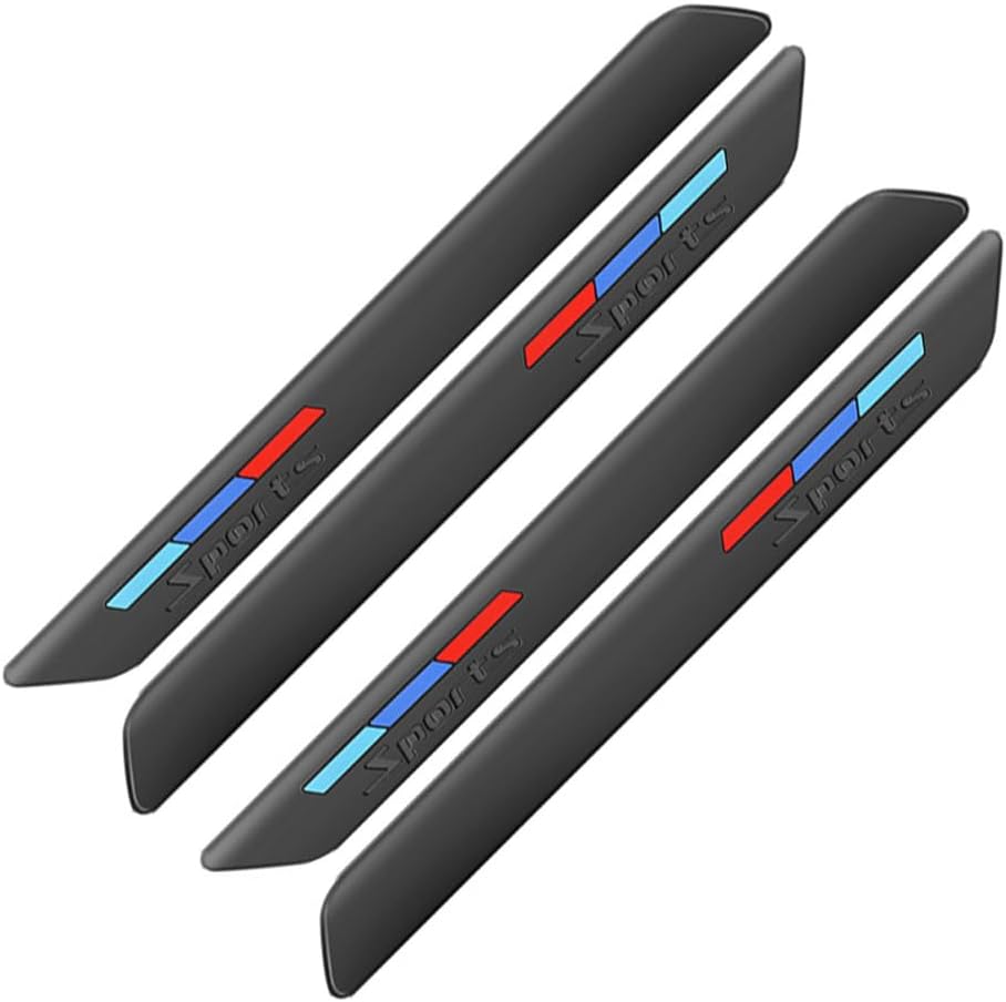 4 Pack Car Bumper Guard Rubber Protector for Infiniti QX30 (H15) 2017-2019, Front/Rear Anti Collision & Scratch Guard Strip,Black