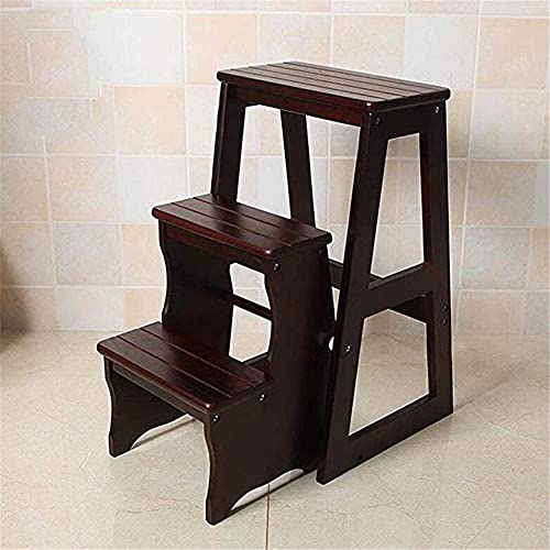 Taburete de madera negra para cocina y banco de zapatos interior 3