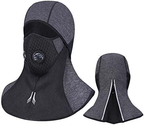 Balaclava Face Mask with Filter Ski mask for Men with Activated Carbon Filter