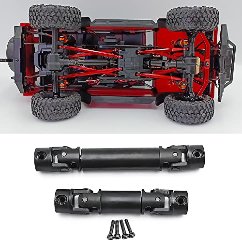 RCLions Eixo de transmissão RC de aço CVD para 1/18 TRX4M Defender Bronco RC Crawler Car Upgrades