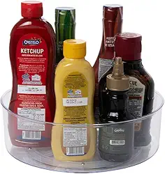 Organizador Giratório Pequeno Plástico Plasútil