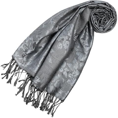 LORENZO CANA - Écharpe Pashmina Fleurs Cover