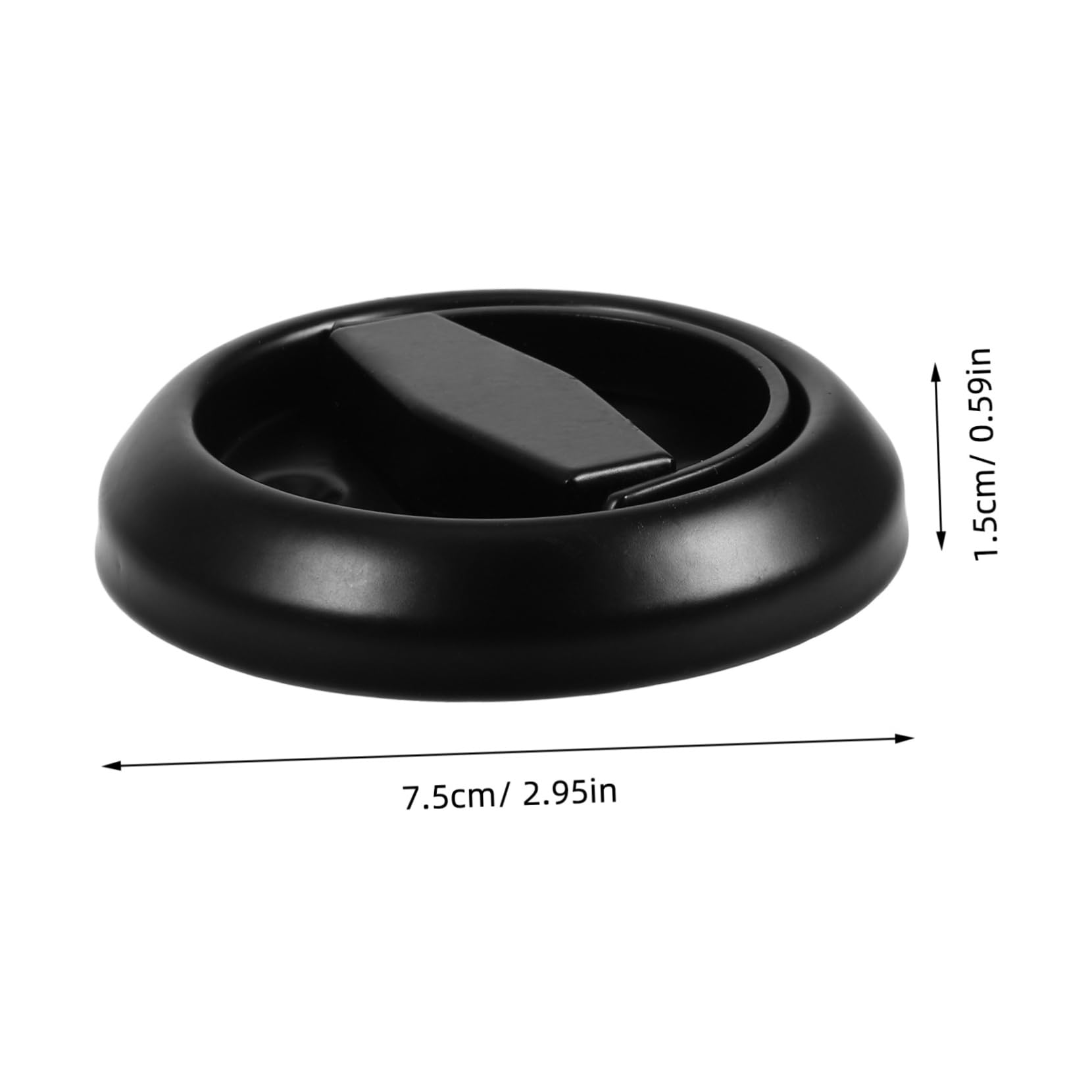 STOBAZA Stainless Steel Hidden Door Pull Cup Door Knob Round Handle for Kitchen Bathrooms