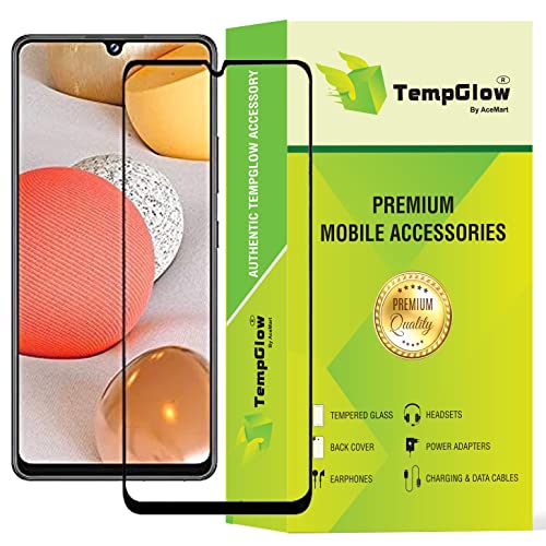 Image of Screen Protector for Samsung Galaxy A42 (5G) | M42 (5G) (Black) Tempered Glass Edge-to-Edge 6D Screen Guard With Installation Kit
