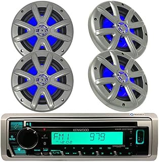 New Kenwood Outdoor Marine Boat /Car ATV AM/FM Radio CD/MP3 USB iPod iPhone
