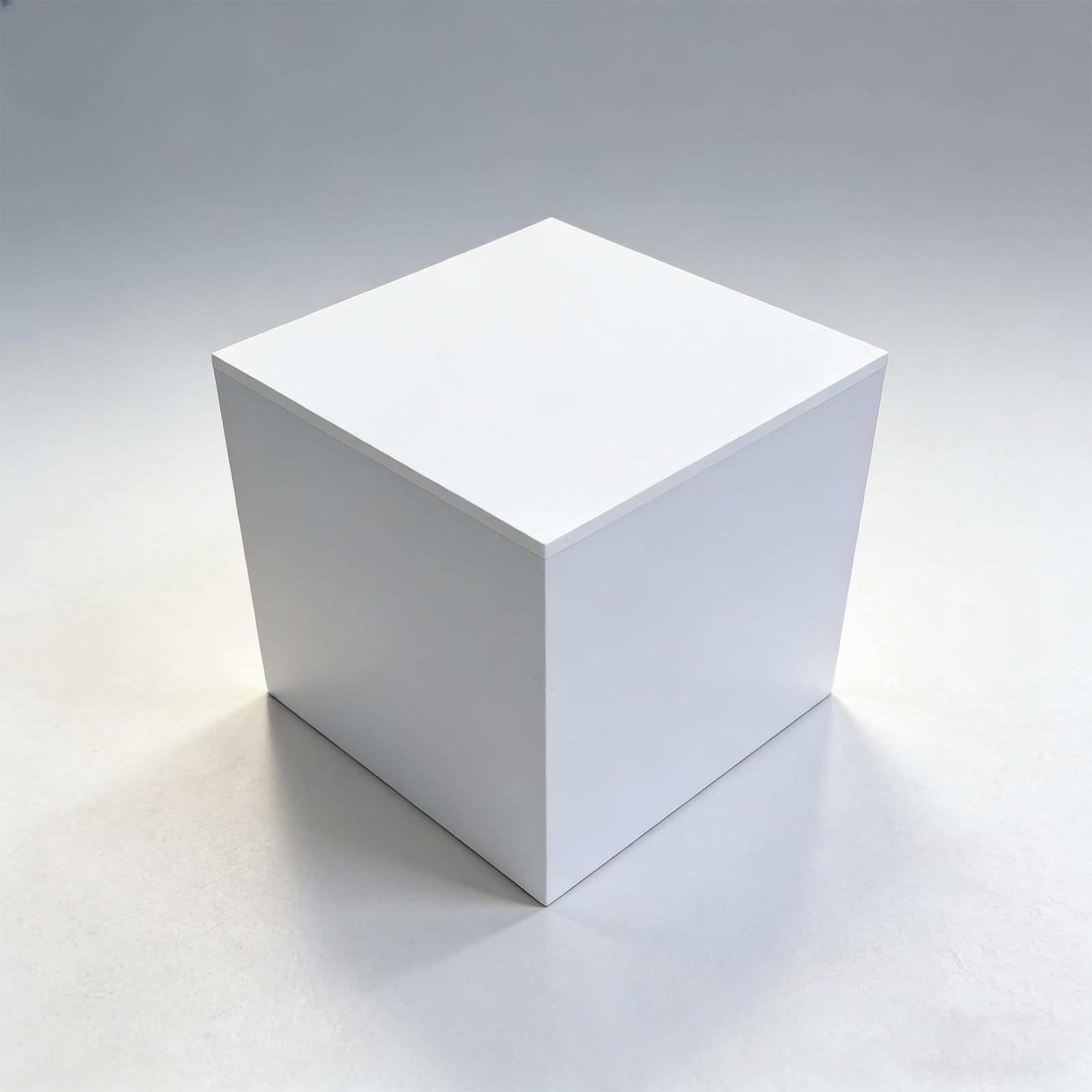 LYDBMYT White Cube Display Pedestal Stand for Bridal Shops & Photography, 150kg Capacity, MDF, 60x60x60cm (24x24x24in), Mannequin Display, Commercial Art Showcase