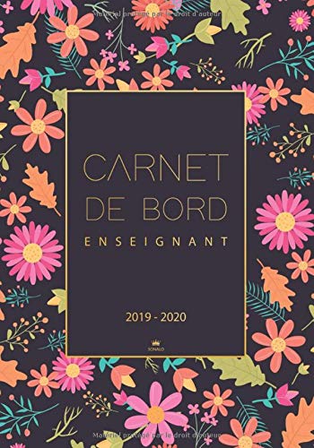 Télécharger Carnet de bord enseignant 2019 2020: Agenda professeur des écoles Août 2019 - Juillet 2020 | Journ PDF