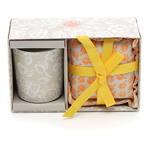 Prodotto Thun THUN - Everyday Set Candela Media + Cuscino Piccolo Tulip, Ceramica, Variopinto