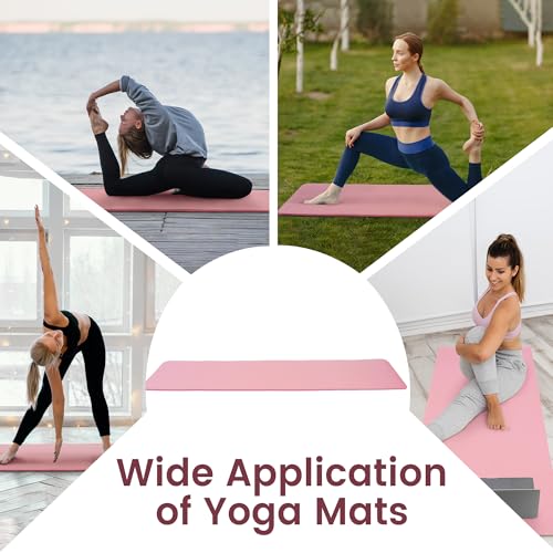 Image of BalanceFrom GoYoga All-Purpose 1 /2-Inch Extra Thick High Density Anti-Tear Exercise Yoga Mat with Carrying Strap