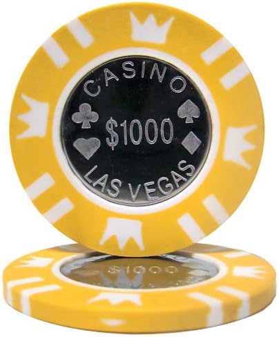 Amazon Brybelly コインインレー ポーカーチップ 15グラム ヘビーウェイト クレイコンポジット 50パック 1000 イエロー カジノチップ おもちゃ Amazon Brybelly コインインレー ポーカーチップ 15グラム ヘビーウェイト クレイコンポジット 50パック 1000 イエロー カジノチップ おもちゃ