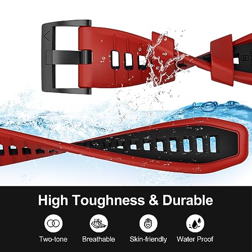 MYSNBKN 26mm Quick Fit Strap for Fenix 8 51mm/Fenix 7X Pro/Fenix 7X/Fenix 6X/Fenix 6X Pro/Fenix 5X/Fenix 5X Plus/Fenix 3/3 HR - Image 3